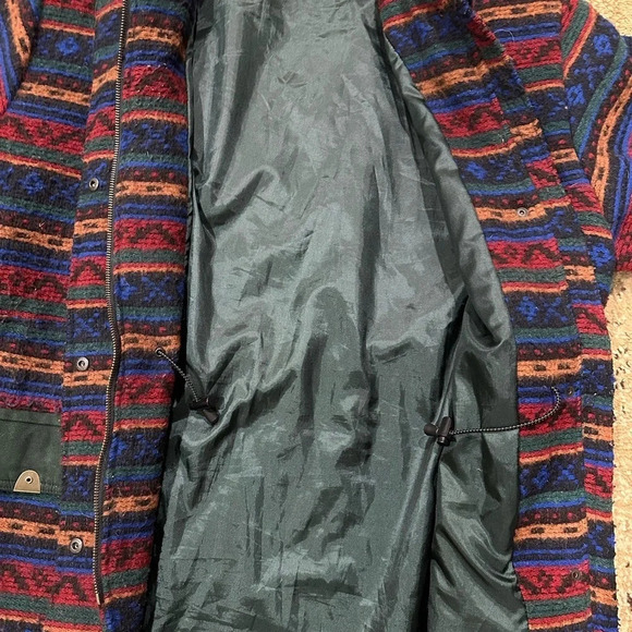 Far West vintage southwestern/Santa Fe style lined jacket oversized M Wool blend - Picture 2 of 9